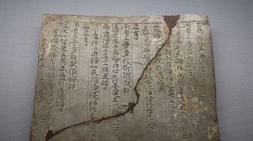 Japanese Tablet with Sutra Inscriptions