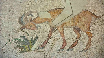 Byzantine Pastoral Mosaic