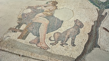 Mother & Dog, Byzantine Mosaic