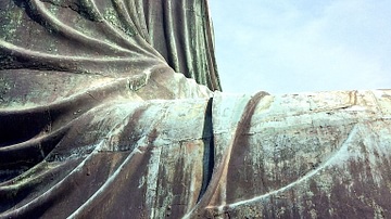 Close-up of the Great Buddha of Kamakura