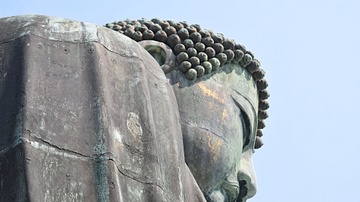 Face of the Great Buddha of Kamakura
