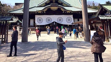 Torii Gate at Tokyo's Yasukuni Shrine