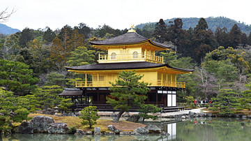 Kinkakuji Temple in Kyoto, Japan