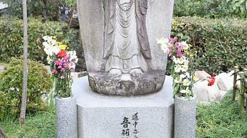 Japanese Jizo Statue at Kiyomizu-dera Temple