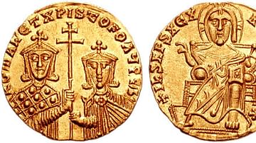 Gold Coin of Romanos I