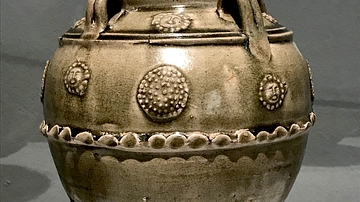 Chinese Jar with Green Glaze