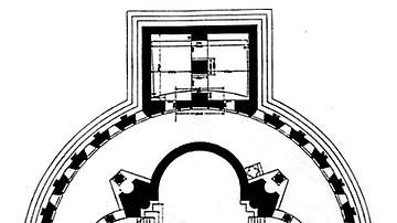 Zvartnots Cathedral Plan