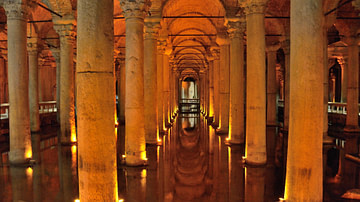 Columns of Basilica Cistern, Istanbul