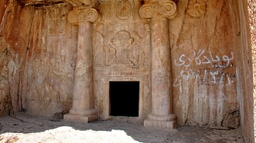 Entrance, The Rock-Cut Tombs of Qizqapan