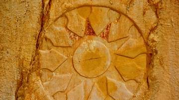 Star Roundel, Rock-Cut Tombs of Qizqapan