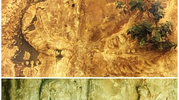 Ahura Mazda, The Rock-Cut Tombs of Qizqapan