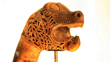 Oseberg Animal Head