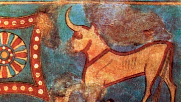 Urartu Bull Wall Painting