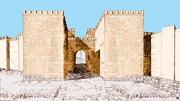 South Gate Reconstruction, Teishebaini