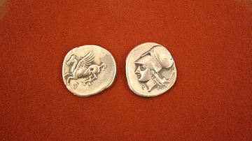 Pegasus & Athena, Corinthian Silver Stater