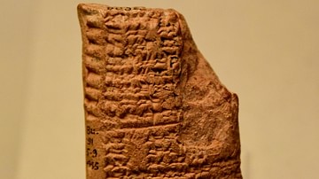 Cuneiform Tablet Listing the Names of Old Babylonian Kings