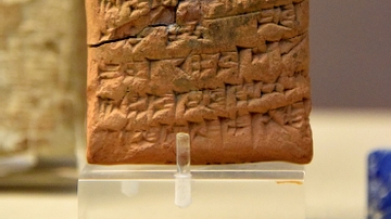 Cuneiform Letter Ordering Men to Go to Court