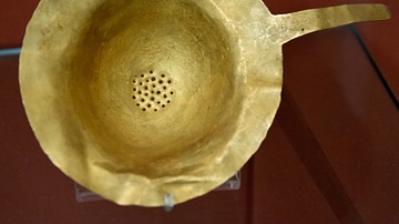 Mesopotamian Gold Strainer