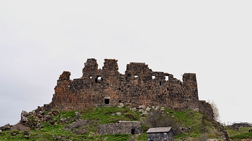 View of the Armenian Fortress Amberd