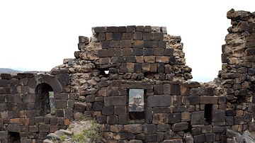 Vahramashen Church Framed by Amberd Ruins