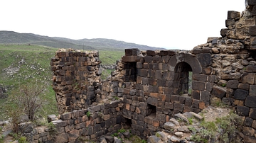 Walls and Ruins of Amberd Fortress
