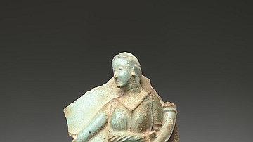 Vase Fragment Portraying Berenike II as Isis-Aphrodite