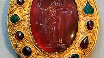 Carnelian Intaglio of a Ptolemaic Queen as Aphrodite