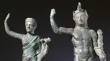 Bronze Statues of Ptolemy II & Arsinoe II