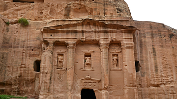 Nabataean Rock-cut Tomb in Petra