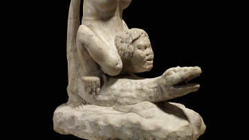 Roman Sculpture of an African Acrobat