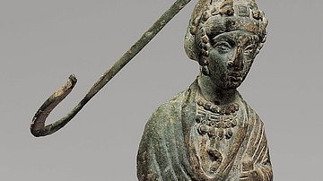 Steelyard Weight with a Bust of a Byzantine Empress