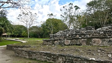 Maya Tomb Structure at San Gervasio