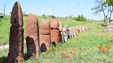Vishap Stones at Metsamor, Armenia