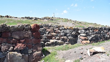 Ruins of Metsamor Fortress in Armenia
