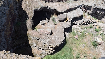 Ancient Mestamor Fortress in Armenia