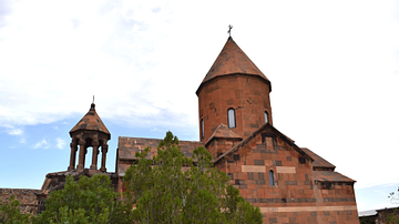 View of  St. Astvatsatsin Church at Khor Virap Monastery