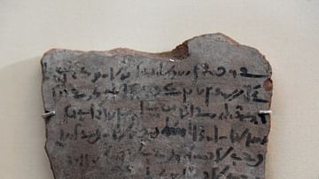 Demotic Ostracon Recording Payment of Necropolis Tax