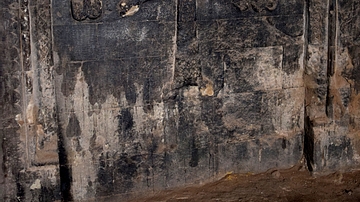 Carved Cross in Surb Astvatsatsin Church at Noravank