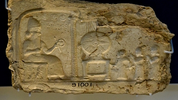 Clay Cover of the Tablet of Shamash