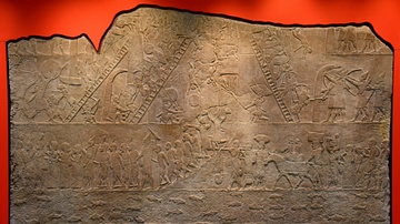 Assyrian Army Attacking Memphis