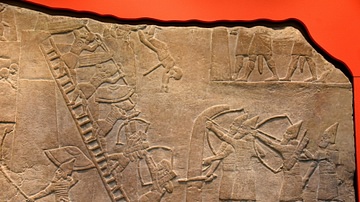 Assyrian Archers Attacking an Egyptian Fortress at Memphis