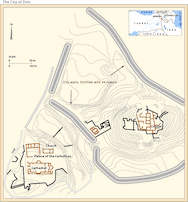 Map of Dvin Archaeological Site