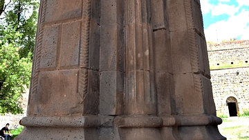 Armenian Column outside Church of St. Pogos and Petros