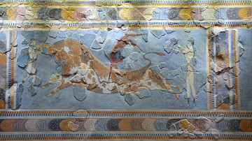 Minoan Bull-leaping Fresco