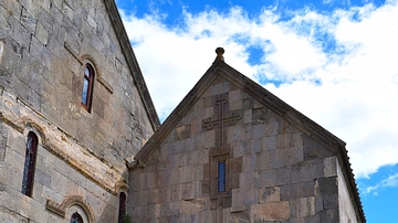 Outside View of Church of St. Pogos and Petros at Tatev Monastery in Armenia