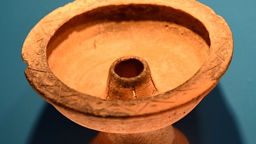 Byzantine Lamp from Madaba