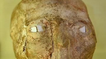 Plaster Model of Human Head