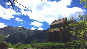 View of the Armenian Zorats Church
