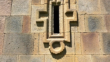 Window and Crosses at Zorats Church