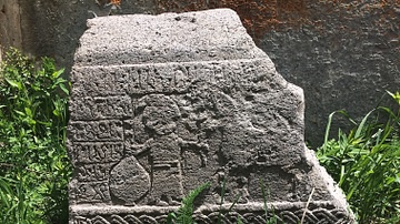 Memorial Stone at Arates Monastery in Armenia